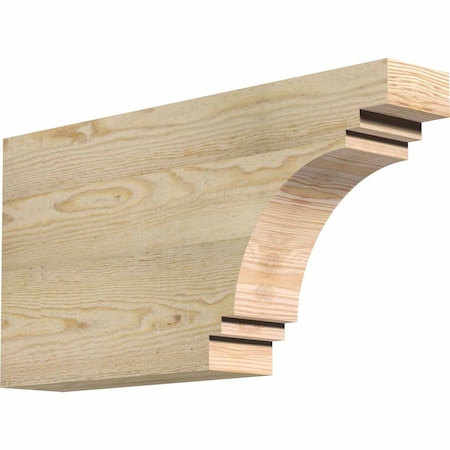Ekena Millwork Pescadero Rough Sawn Rafter Tail, Douglas Fir, 4"W x 12"H x 24"L RFT04X12X24PEC00RDF